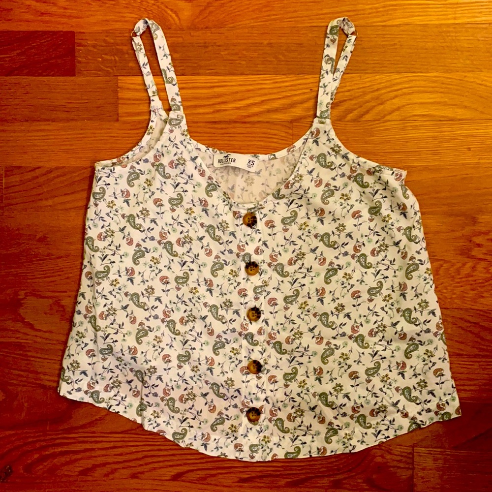 Flowy Hollister top! NWOT